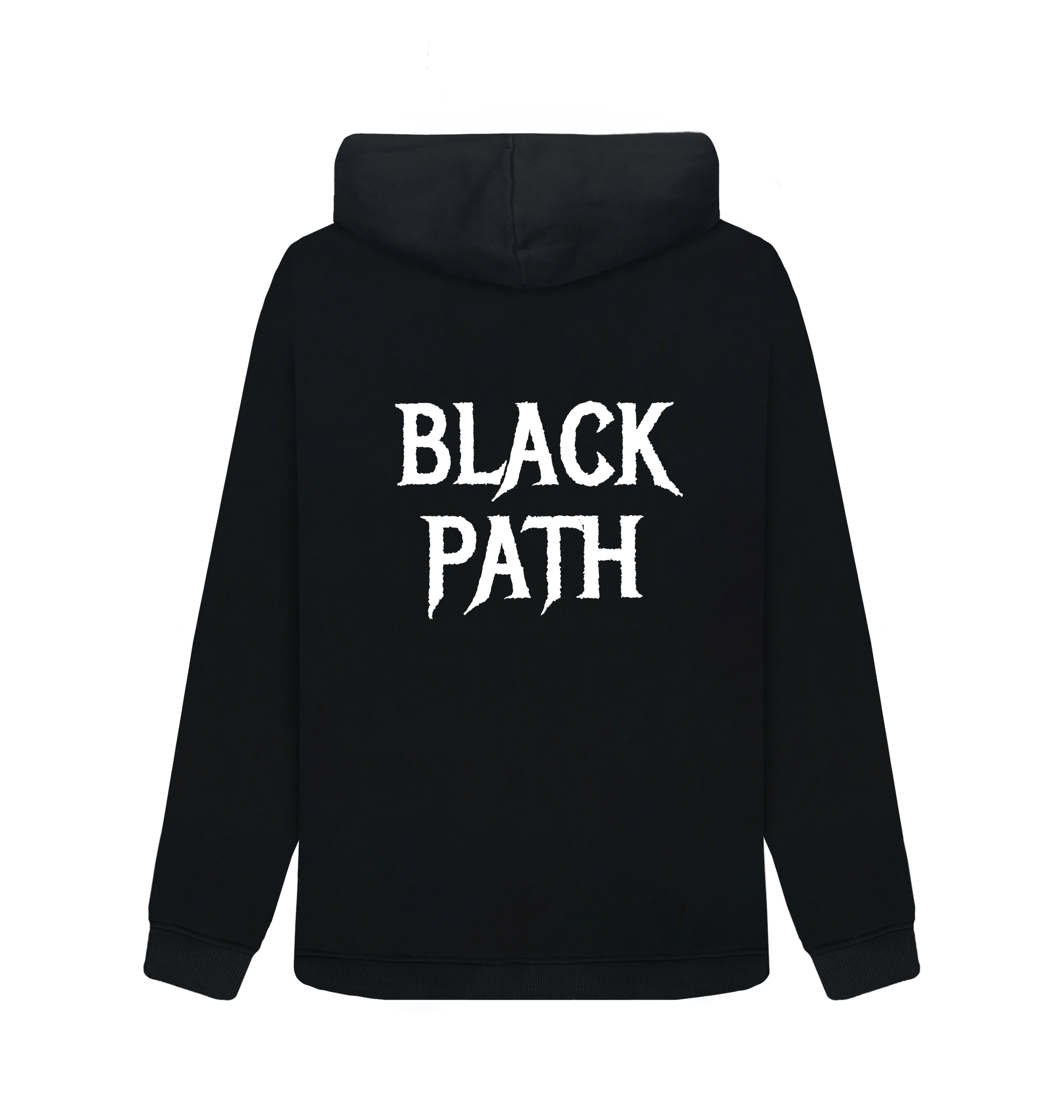 Black Zip hoody Back