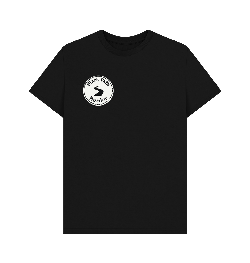 Black Printed T-shirt Front