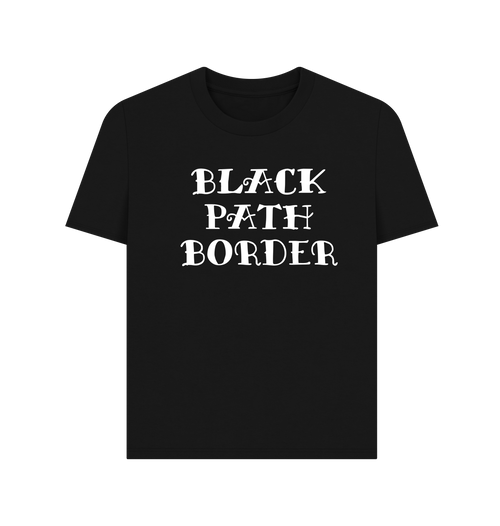 Black Printed T-shirt Front
