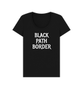 Black Printed T-shirt Front