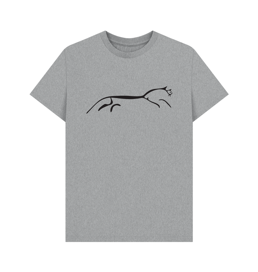 Athletic Grey Printed T-shirt Front