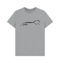 Athletic Grey Printed T-shirt Front