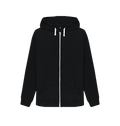 Black Zip hoody Front