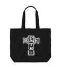 Black Path Celtic Cross large tote