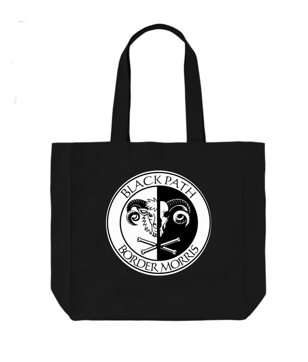 Black Path shopper bag Max’s design b&w