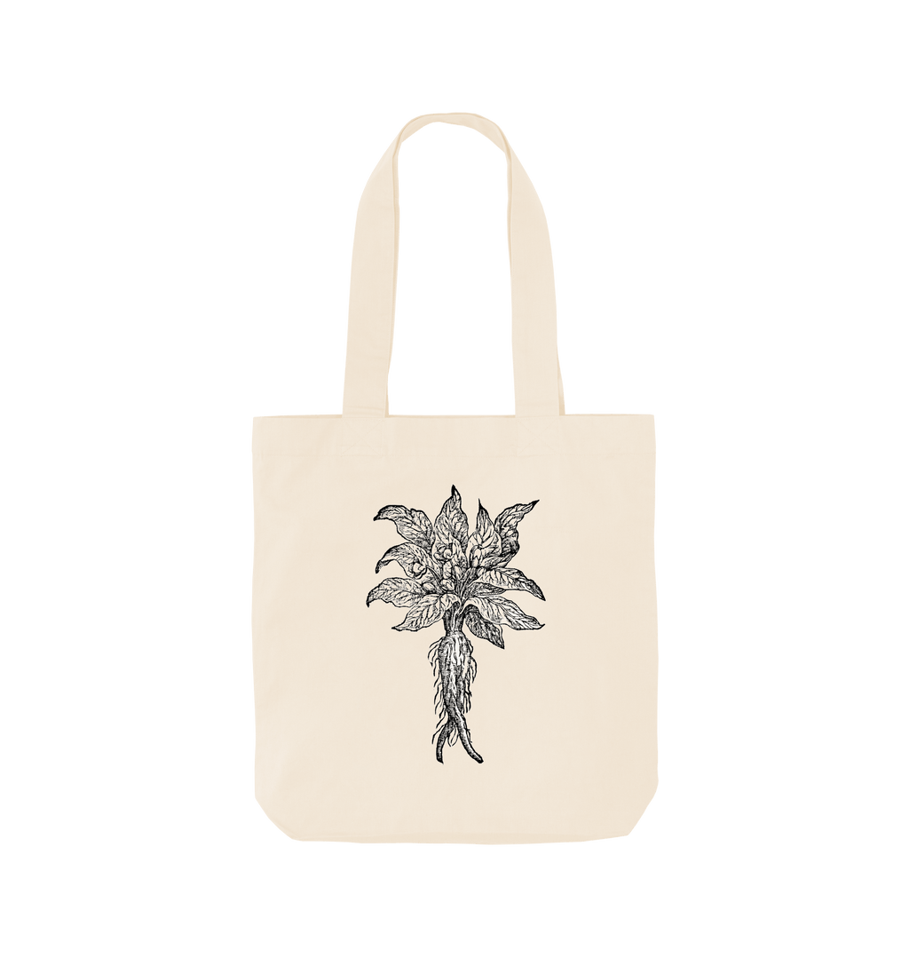 Natural Printed Bag Front