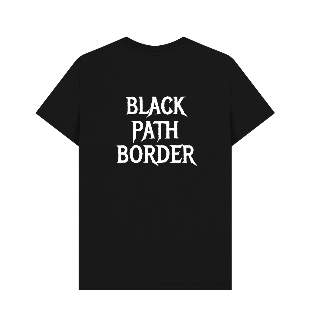 Black Printed T-shirt Back