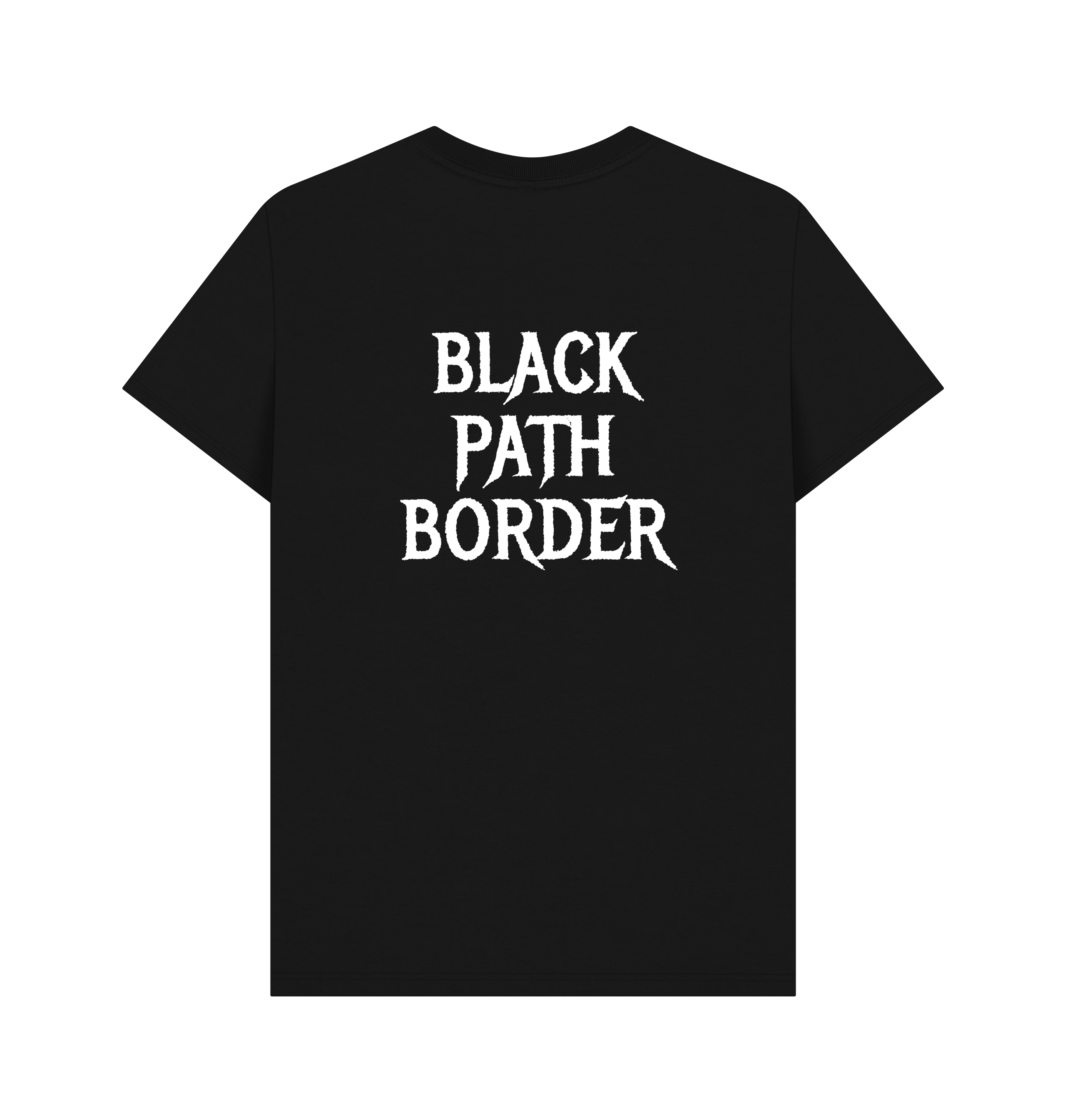 Black Printed T-shirt Back