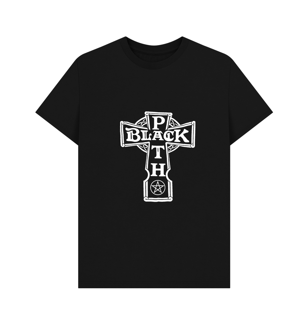 Black Printed T-shirt Front