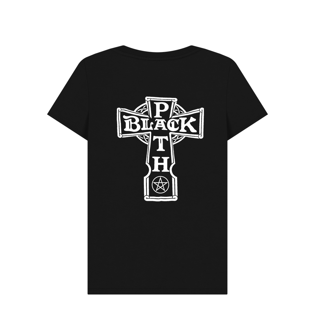 Black Printed T-shirt Back