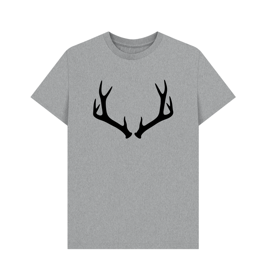 Athletic Grey Printed T-shirt Front