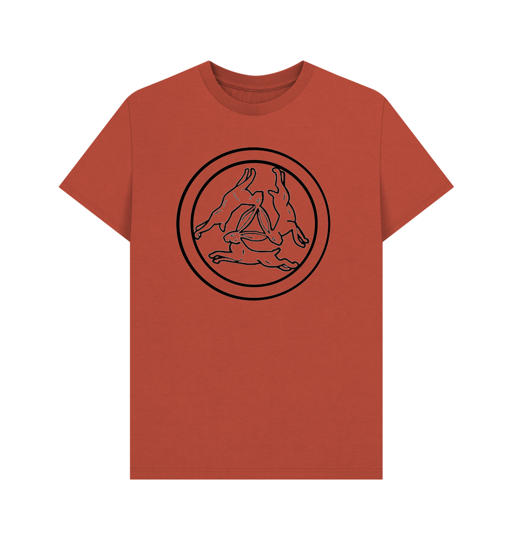 Rust Printed T-shirt Front