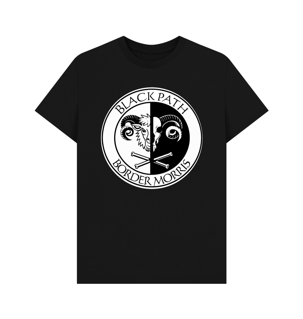 Black Printed T-shirt Front